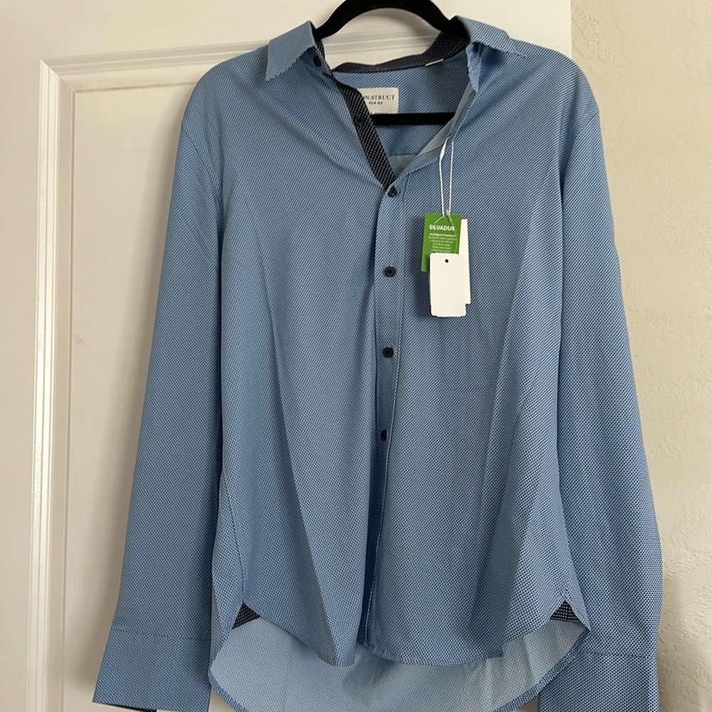 NWT Men’s Con.Struct Dress Shirt